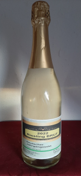 Riesling Brut Sekt trocken mit Naturkork