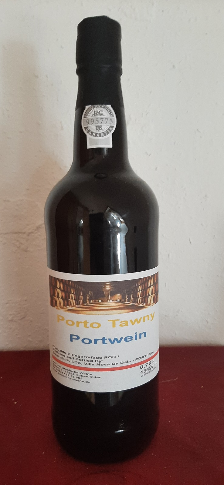 Portwein Originalimport mit Zoll-Banderole 0,75 l